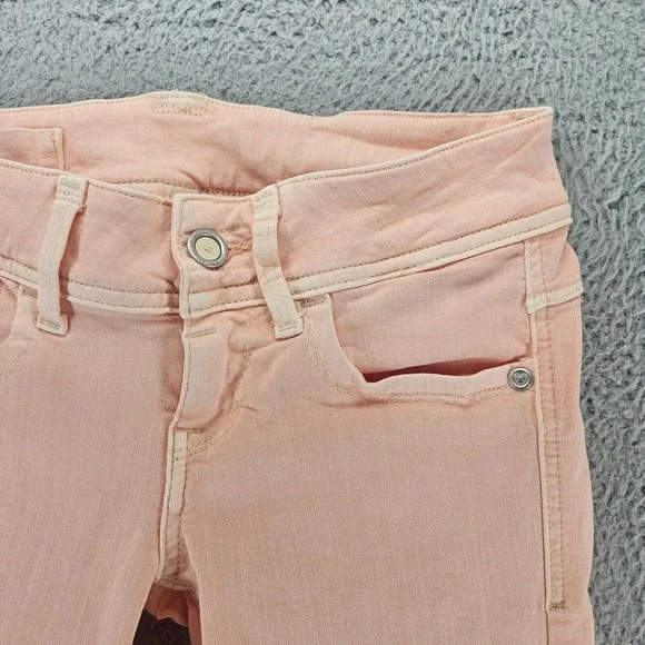 G-Star Jeans Women's Size 24W Orange Pastel Color Zip Fly Skinny 25x32 - Picture 3 of 16